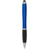 Nash RCS recycled plastic stylus ballpoint pen with coloured barrel and black grip (black ink)