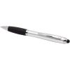 Nash RCS recycled plastic stylus ballpoint pen with coloured barrel and black grip (black ink)