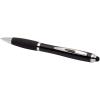 Nash RCS recycled plastic stylus ballpoint pen with coloured barrel and black grip (black ink)