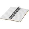 Spinner spiral notebook with coloured sticky notes