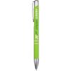 Moneta aluminium click ballpoint pen (blue ink)