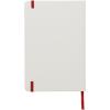 Spectrum A5 white notebook with coloured strap