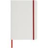 Spectrum A5 white notebook with coloured strap