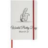 Spectrum A5 white notebook with coloured strap