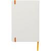 Spectrum A5 white notebook with coloured strap