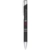 Moneta anodized aluminium click ballpoint pen (blue ink)