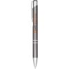 Moneta anodized aluminium click ballpoint pen (blue ink)