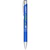 Moneta anodized aluminium click ballpoint pen (blue ink)