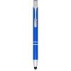 Moneta anodized aluminium click stylus ballpoint pen (blue ink)