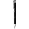 Moneta soft touch ballpoint pen (black ink)