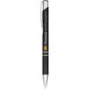 Moneta anodized aluminium click ballpoint pen (black ink)