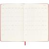 Moleskine hard cover 12 month weekly L planner
