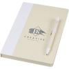Dairy Dream A5 size reference recycled milk cartons notebook and ballpoint pen set
