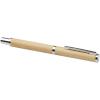Apolys bamboo ballpoint and rollerball pen gift set (black ink)