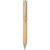 Apolys bamboo ballpoint and rollerball pen gift set (black ink)