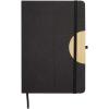 Carmen A5 hard cover notebook and ballpoint pen gift set (black ink)