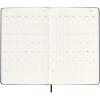 Moleskine horizontal hard cover 12 month L weekly planner