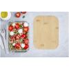 Roby 1000 ml glass lunch box with bamboo lid
