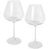 Rosso 2-piece wine glass set