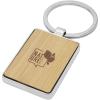 Neta bamboo rectangular keychain