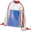 Lancaster transparent drawstring bag 5L