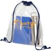 Lancaster transparent drawstring bag 5L