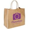 Harry coloured edge jute tote bag 25L