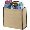 Harry coloured edge jute tote bag 25L