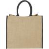 Harry coloured edge jute tote bag 25L