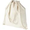 Eliza 240 g/m² cotton drawstring bag 6L