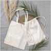 Orissa 100 g/m² organic cotton drawstring bag 5L