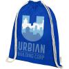 Orissa 100 g/m² organic cotton drawstring bag 5L