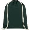 Orissa 100 g/m² organic cotton drawstring bag 5L