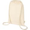 Orissa 140 g/m² organic cotton drawstring bag 5L