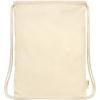 Orissa 140 g/m² organic cotton drawstring bag 5L