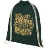 Orissa 140 g/m² organic cotton drawstring bag 5L