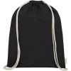 Orissa 140 g/m² organic cotton drawstring bag 5L