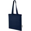 Madras 140 g/m2 GRS recycled cotton tote bag 7L