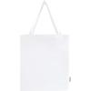 Madras 140 g/m² GRS recycled cotton gusset tote bag