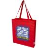 Madras 140 g/m² GRS recycled cotton gusset tote bag
