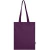 Madras Blend 140 g/m² GRS recycled cotton tote bag 7L
