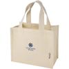 Odessa 220 g/m² GRS recycled cotton mini gusset tote bag 9L