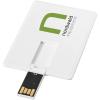 Slim card-shaped 2GB USB flash drive