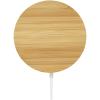 Atra 10W bamboo magnetic wireless charging pad