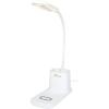 Bright desk lamp and organizer with wireless charger