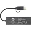 Rise RCS recycled aluminium USB 2.0 hub