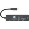 Loop RCS recycled plastic multimedia adapter USB 2.0-3.0 with HDMI port