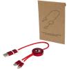 Alasia 5-in-1 recycled aluminium and plastic 30 cm data sync and 27W fast charge cable