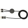 Alasia 5-in-1 recycled aluminium and plastic 150 cm data sync and 27W fast charge cable