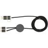Alasia 5-in-1 recycled aluminium and plastic 150 cm data sync and 27W fast charge cable